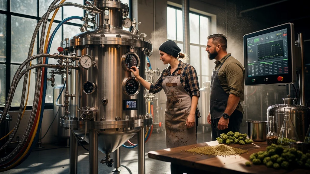 Extraction CO2 supercritique du houblon en brasserie artisanale innovante, technologie et créativité réunies