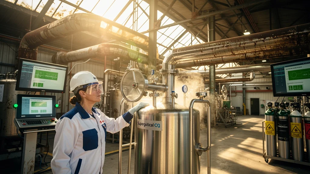 Remplacement du solvant toxique par du CO2 supercritique dans une usine lilloise innovante